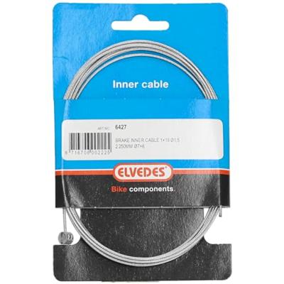 Elvedes rem binnenkabel 2250mm gegalvaniseerd ø1,5mm t-nippel (op kaart)