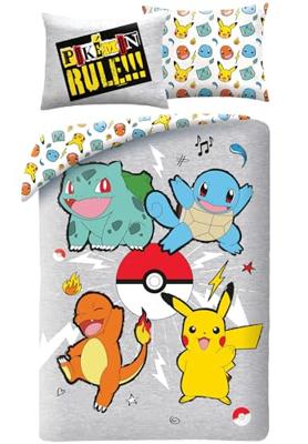 Pokémon Dekbedovertrek Pokemon Rules 140 x 200 cm (70 x 90 cm)