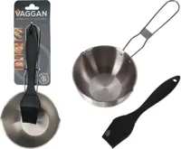 Toebehoren voor de barbecue Lifetime Roestvrij staal Siliconen barbecueborstel - thumbnail