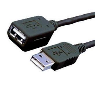 MediaRange MRCS154 USB 2.0 verlengkabel, stekker A naar bus A, 1,8m zwart