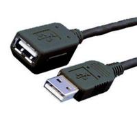 MediaRange MRCS154 USB 2.0 verlengkabel, stekker A naar bus A, 1,8m zwart - thumbnail