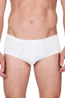 HL-tricot heren slip met gulp - Flatlock - Heren ondergoed met sluiting - Witte onderbroek mannen - thumbnail