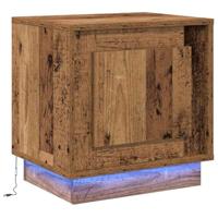 Nachtkastje met 2 pcs Oud hout 44 x 34,5 x 45 cm Bewerkt hout - thumbnail