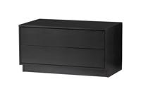 WOOOD TV-meubel 'Finca' Mat zwart, 75cm - thumbnail