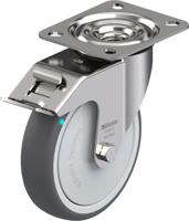 Blickle LEX-PATH 125KFD-FI Zwenkwiel met rem Wieldiameter: 125 mm Draagvermogen (max.): 150 kg 1 stuk(s) - thumbnail