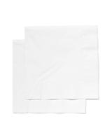 HEMA Servetten - 33 X 33 - Papier - Wit - 20 Stuks - thumbnail