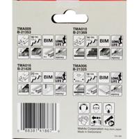 Makita Accessoires invalzaagset multitool 4-delig starlock tma045, tma047, tma053, tma058 - b-67480 - thumbnail