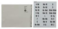Leitz 1324 Register DIN A4, Bovenbreedte A-Z Manila papier Grijs 360 tabbladen 13240085 - thumbnail