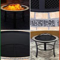 Vuurschaal Ø62cm Fuego Mozaïek rond - thumbnail