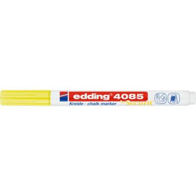 Krijtstift edding 4085 by Securit rond 1-2mm neon geel