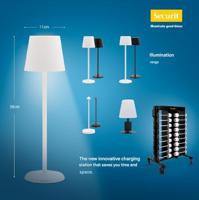 Tafellamp securit feline led opl dimbaar wit - thumbnail