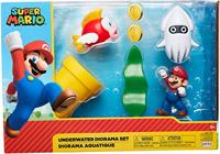 Super Mario Action Figure Set - Underwater Diorama - thumbnail