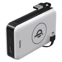 Hama Powerbank Inductive Qi 6000 mAh met inductie functie 1A/5W Powerbank Zwart - thumbnail
