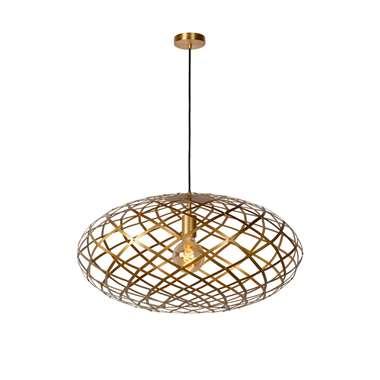 Lucide WOLFRAM - Hanglamp - Ø 65 cm - 1xE27 - Mat Goud / Messing