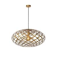 Lucide WOLFRAM - Hanglamp - Ø 65 cm - 1xE27 - Mat Goud / Messing - thumbnail