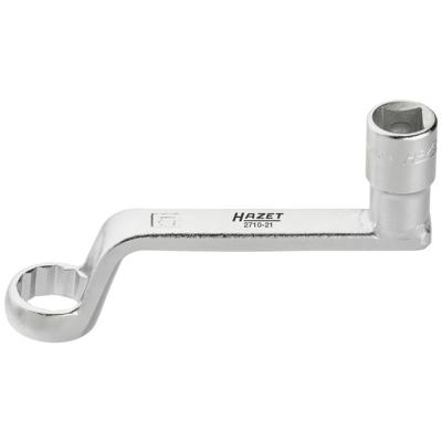 HAZET Speciaal gereedschap voor camber instelling 2710-21 · 1/2 inch (12,5 mm) vierkant hol · Buitentwaalfkant profiel · SW 21 mm
