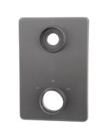 Verlengset Afbouwdeel BWS Karsten 2 Weg Gunmetal PVD - thumbnail