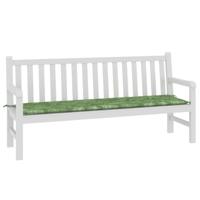 Tuinbank Kussen Floral Groen 180 x 50 x 4 cm Oxford stof - thumbnail