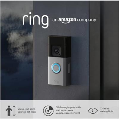 ring B0B2BNM4PV Video-deurintercom via WiFi WiFi Nikkel (mat) ring B0B2BNM4PV Video-deurintercom via WiFi WiFi Nikkel (mat)