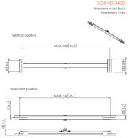 Vogel's soundbar montagekit SOUND3400 - thumbnail