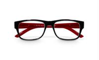 Hama Leesbril +2.0 dtp Zwart/Rood - thumbnail