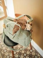 Evolutieve luiertas 24 of 48 uur, personaliseerbaar ENVIE DE FRAISE saliegroen - thumbnail