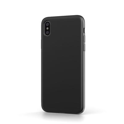 BeHello iPhone Xs Max Liquid Silicone Case zwart