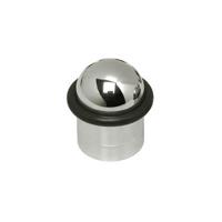 Intersteel Deurstop met ring - nikkel glans - thumbnail