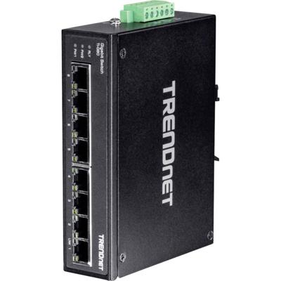TrendNet TI-G80 TRENDnet TI-G80 - Switch - unmanaged - 8 x 100/1000/10000 Industrial Ethernet Switch