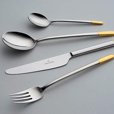 VILLEROY & BOCH - Ella Gold 18/10 Verguld - Bestekcassette 24-dlg. - thumbnail