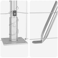 Weidehekwerk Zilver 25 x 1 m Gegalvaniseerd staal - thumbnail