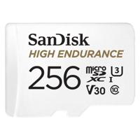 SanDisk High Endurance Monitoring miniSDXC-kaart 256 GB Class 10, UHS-I, UHS-Class 3, v30 Video Speed Class Incl. SD-adapter - thumbnail