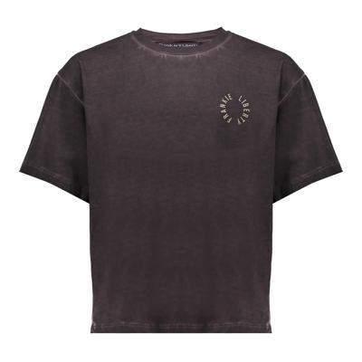 Frankie & Liberty Meisjes t-shirt - Paris - 15.2 Cool Brown