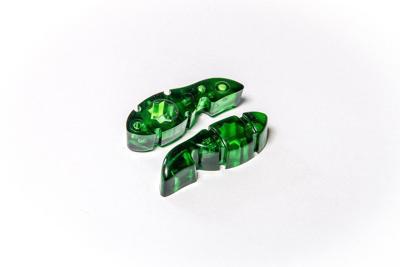 Tuner Fish Lug Locks Green 8-pack