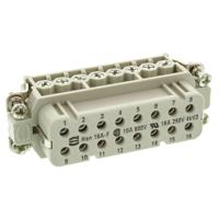 HARTING 09200162812 Businzetstuk Han® A 16 + PE Schroeven 1 stuk(s) Piece - thumbnail