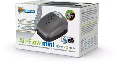 Superfish Airflow Mini Luchtpomp - Geluidsarm & Efficiënt - Ideaal voor Kleine Aquaria