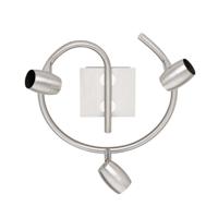 Trio PlafondspotMichael 3-lichts nikkel mat - 803090307 - thumbnail