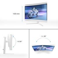 Philips 27M2C5501 Gaming monitor Energielabel F (A - G) 68.6 cm (27 inch) 2560 x 1440 Pixel 16:9 1 ms DisplayPort, HDMI VA LCD - thumbnail
