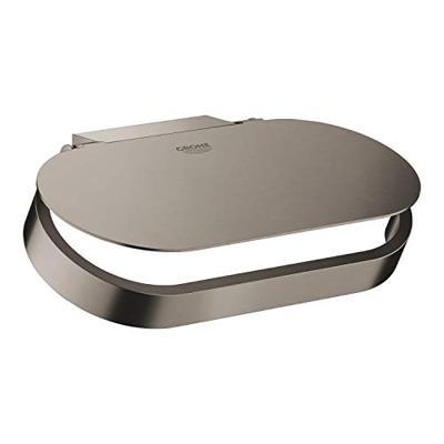 Toiletrolhouder GROHE Selection Met Deksel Hard Graphite Geborsteld Toiletrolhouder GROHE Selection Met Deksel Hard Graphite Geborsteld