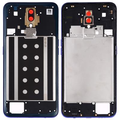 Middelste omlijsting plaat voor OPPO A9 (blauw)