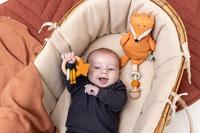 Trixie houten siliconen activiviteitenring - mr. fox - thumbnail