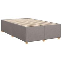 Boxspring met matras stof taupe 120x190 cm - thumbnail