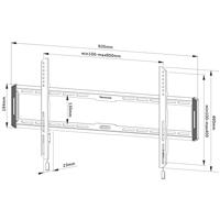 Neomounts WL30-550BL18 TV beugel Zwart - thumbnail