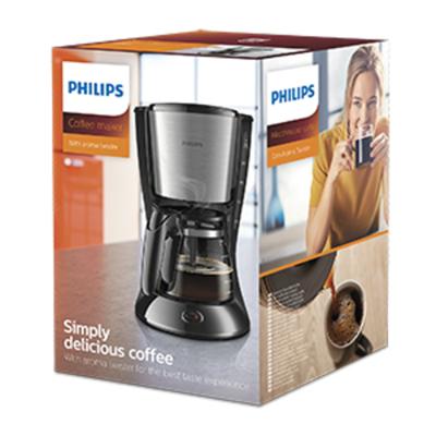 Philips Home Daily Collection HD7462/20 Koffiezetapparaat Zwart, Metaal Capaciteit koppen: 15 Glazen kan - thumbnail