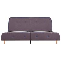 Bedframe zonder matras stof taupe 150x200 cm - thumbnail