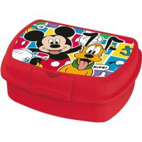 Lunchtrommel Mickey Mouse CZ11370 Rood Plastic - thumbnail