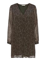 Only Onlriley L/s V-neck Button Dress Ex Ptm Jurk Rosin Elodie - thumbnail