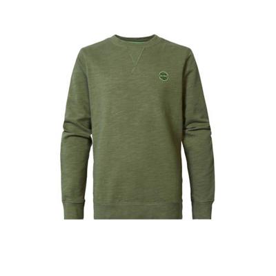 Petrol Industries sweater army groen
