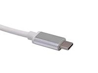Equip 128958 usb-c to 4-port usb 3.0 hubs, usb 3.2 gen 1 type-c, type-a, 5000 mbit/s, silver - thumbnail