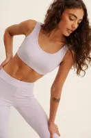 Na-KD dames top - recycled ribbed cropped top - thumbnail